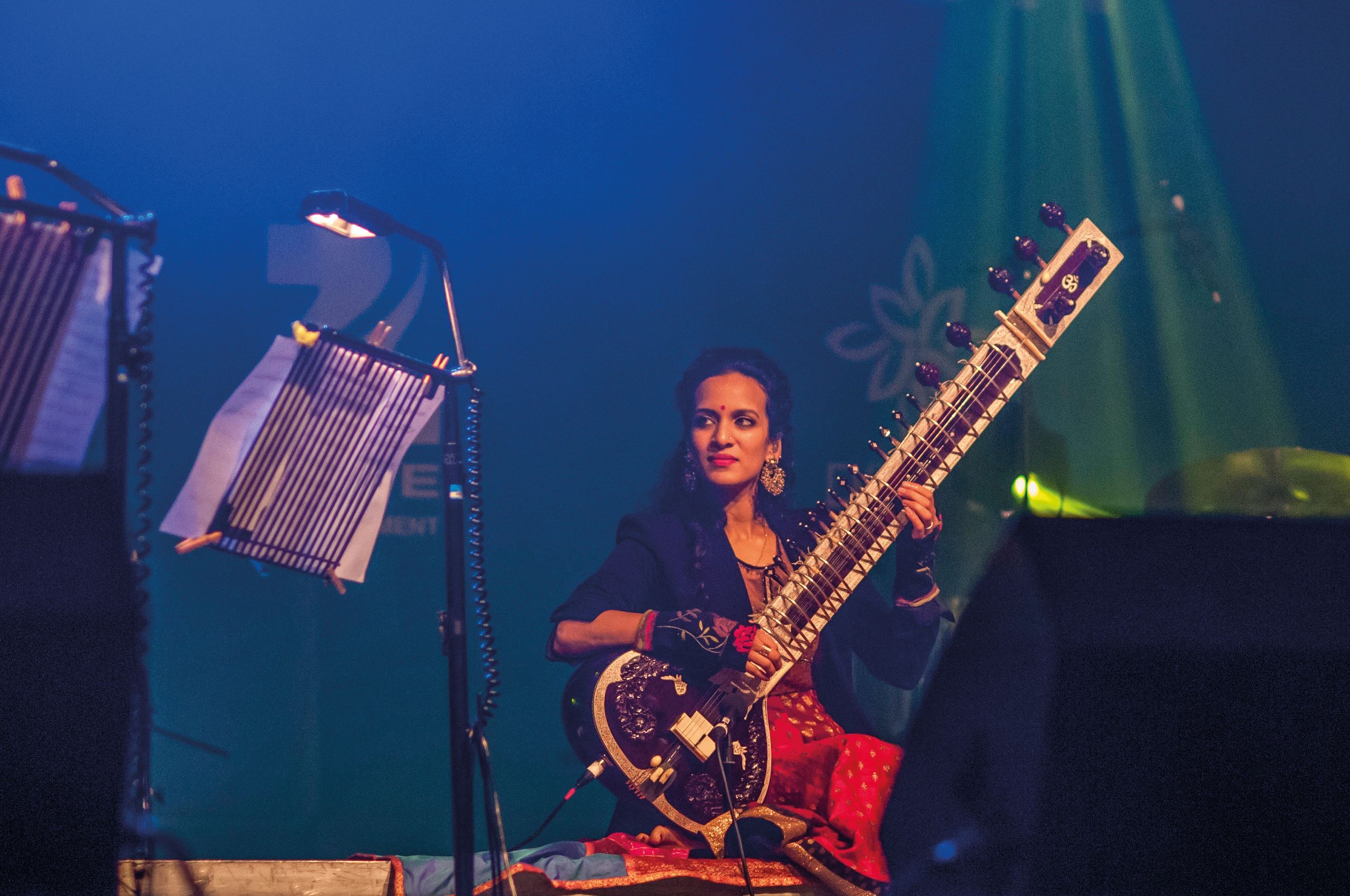 Anoushka Shankar on sitar